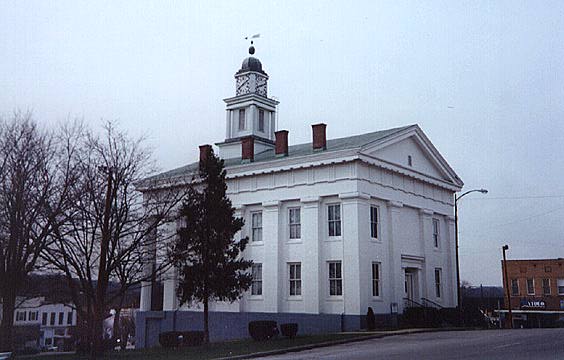 Orange County Indiana Church (1847) in Paoli