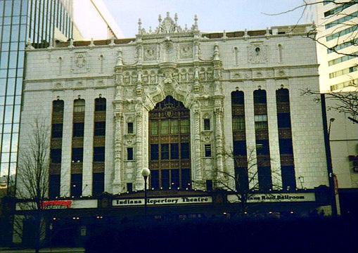 The grand old Indiana Theatre Vault style of architecture; Indianapolis Indiana