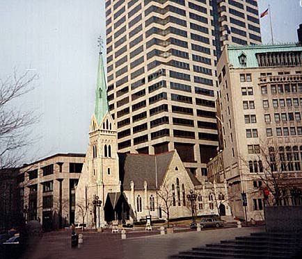 Christ Church Cathedral (1859) 125 Monument Circle Gothic Revival Public Buildings of Indianapolis