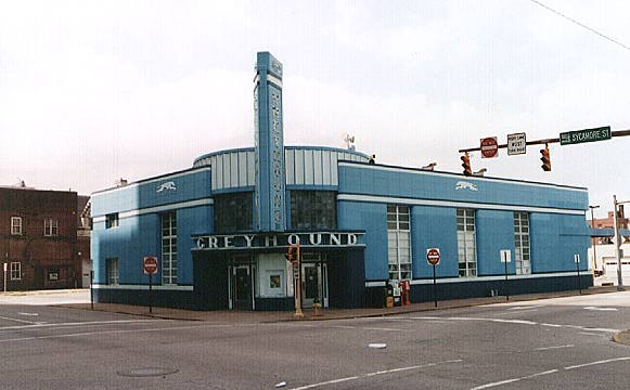 Evansville, Indiana - Art Deco Greyhound Bus Terminal