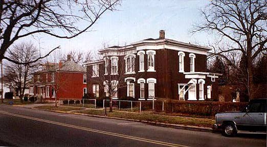 Brick Victorian homes, Hobart, Indiana