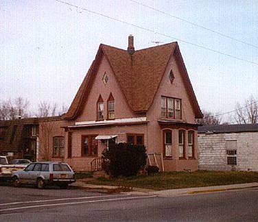 Picturesque gable-front house, Hobart, Indiana