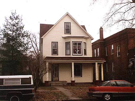 A home of the stick style of architecture, Hobart, Indiana