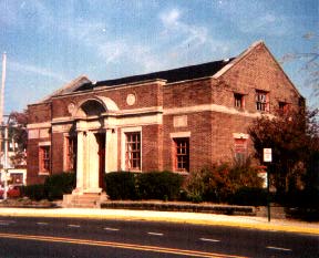 80-year-old building, Griffith Indiana. Georgian architectural Style.