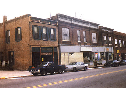 Historic Structures of Lowell, Indiana - Commercial Ave.